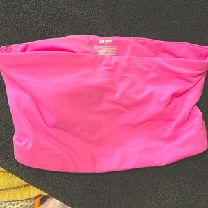 Bubblegum pink skims bandeau bra